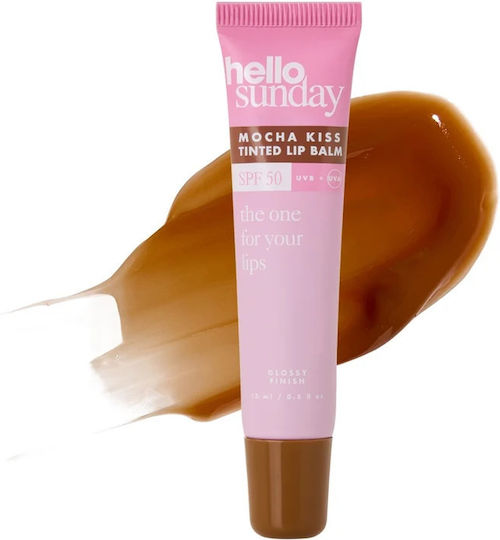 Hello Sunday Lip Balm SPF50 Mocha Kiss 15ml