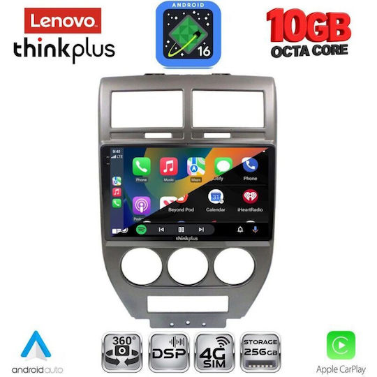 Lenovo Ltm 11276_cpa 10-Zoll-Multimedia-Tablet für Jeep Compass Patriot Modell 2007–2016