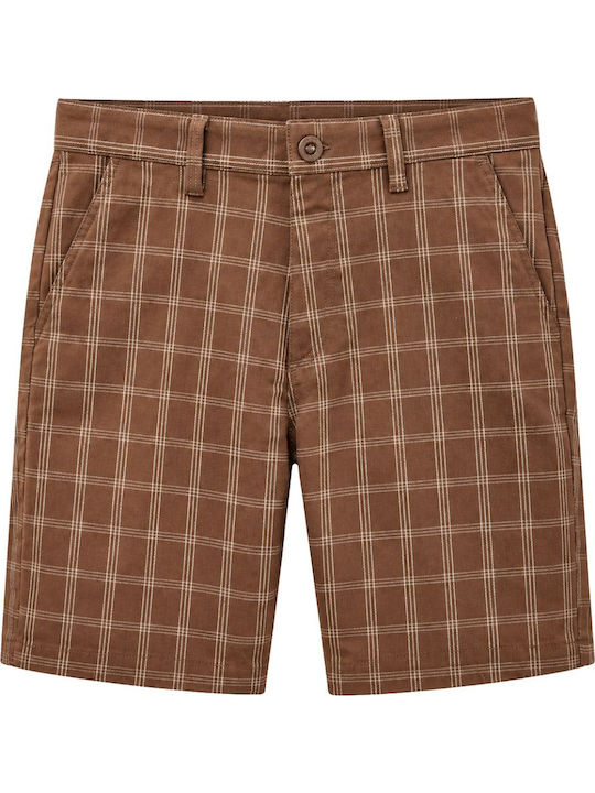 Herren Chino-Shorts Regular Fit Braun