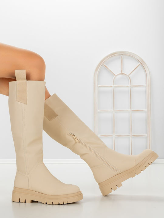 Women's Boots Beige
