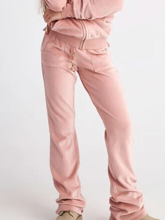 Kids Sweatpants With Jacket Pink