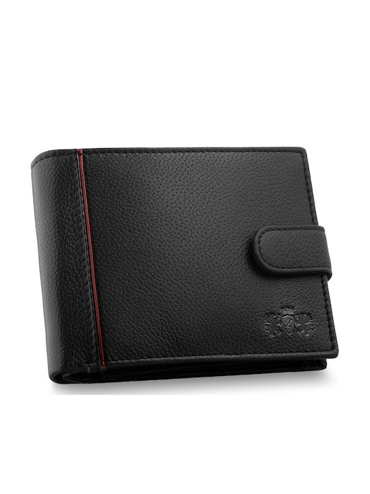 Set Portofel Bărbătesc din Piele cu RFID Negru