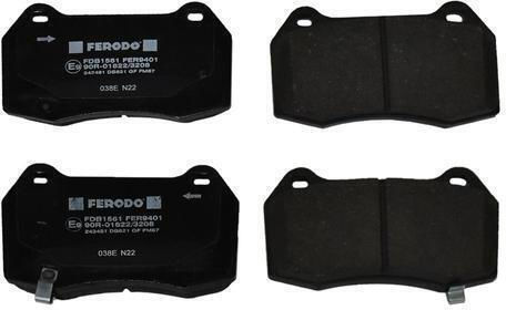 Front Disc Brake Pads Set Ferodo Nissan 350z Tesla Model X 3.5/electric Height 73mm Width 120mm Thickness 15mm Wear Sensor Yes