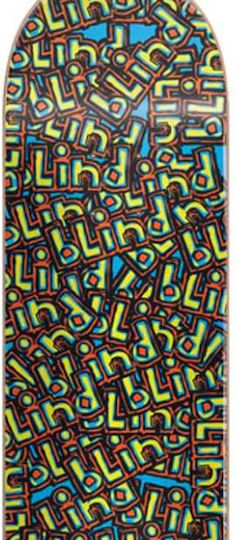 Blind 8" Skateboard Kurzboard Blau