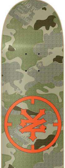 Zoo York ZY Camo Spec 8" Skateboard Shortboard Multicolored