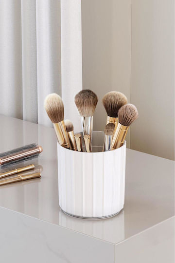 SteweHome Cutie de Organizare a Cosmeticelor cu Separatoare Albă 3 Bucăți SteweHome Cutie de Organizare a Cosmeticelor cu Separatoare Albă 3 Bucăți