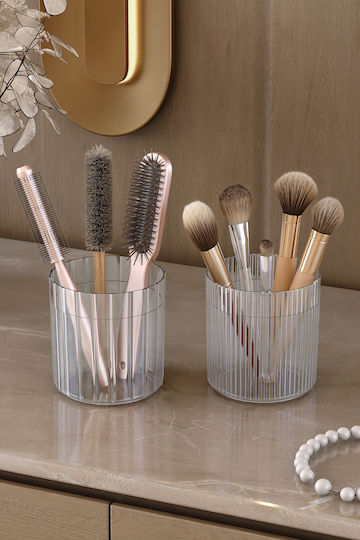 SteweHome Organizator de cosmetice alb