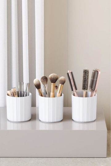 SteweHome Organizator de cosmetice alb