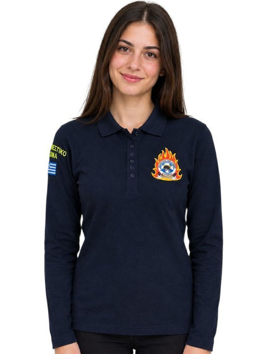 Langärmeliges Polohemd der Feuerwehr Langärmeliges Polohemd der Feuerwehr