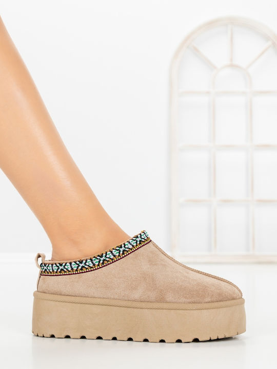 Women's Summer Platforms Khaki