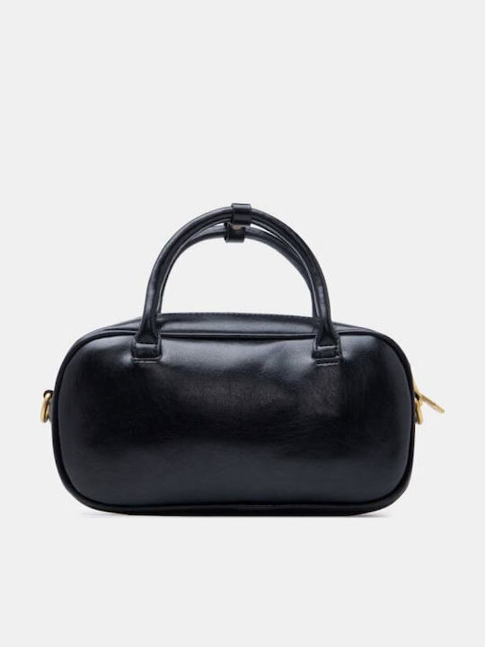Damen-Barrel-Handtasche Schwarz