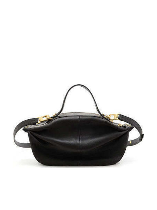 Women's Leather Tote Bag Black