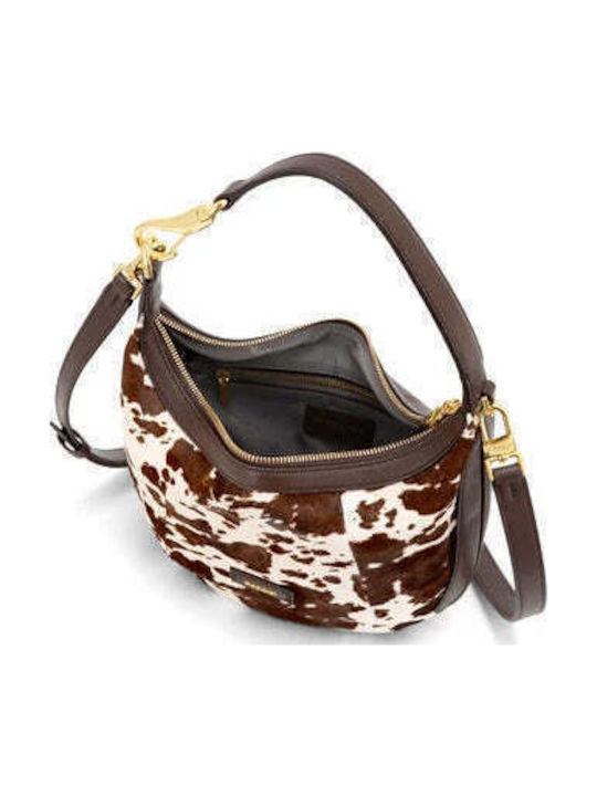 Brown Leather Women's Shoulder / Crossbody Bag