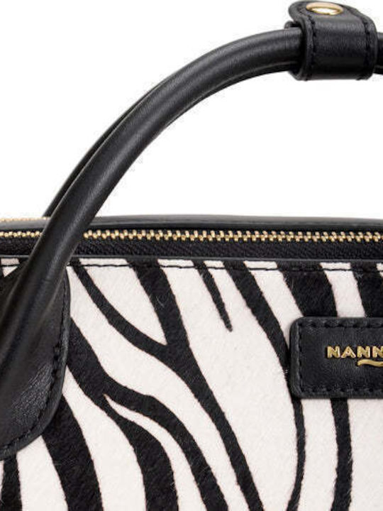 Black Leather Women's Tote Bag