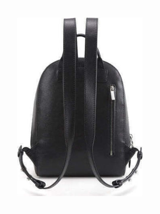Leather Women's Backpack / Handbag Black