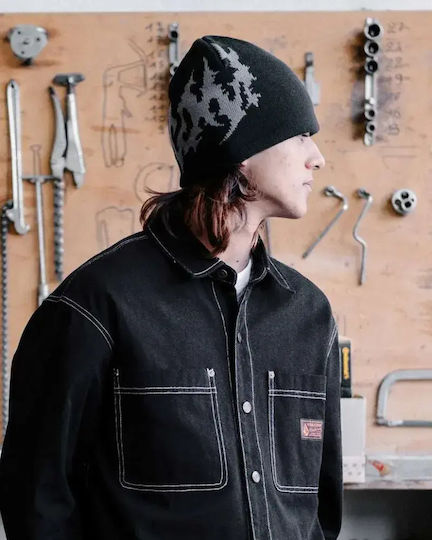 Stormster Beanie Men's Knitted Beanie in Black