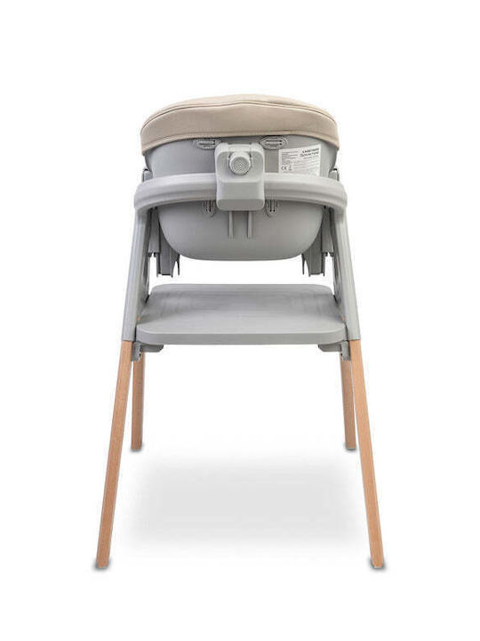Caretero 3-in-1-Babyhochstuhl mit Höhenverstellung Beige