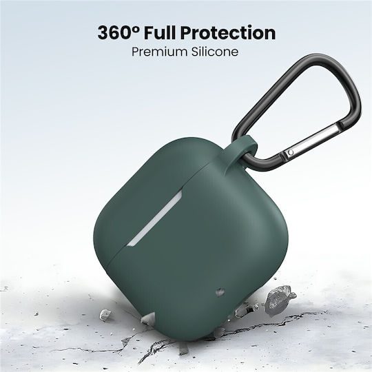 Ahastyle We36 Silicone TPU Case for AirPods 5 4 Forest Green