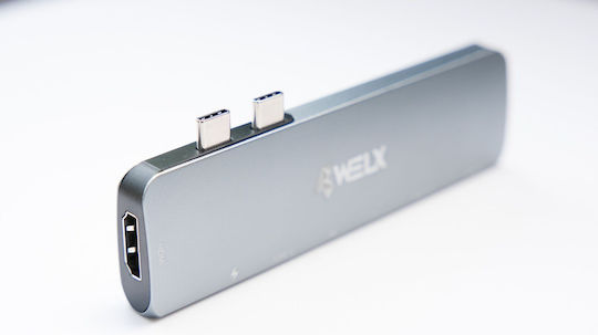 Welx 7-Port USB Hub with USB-C Connection