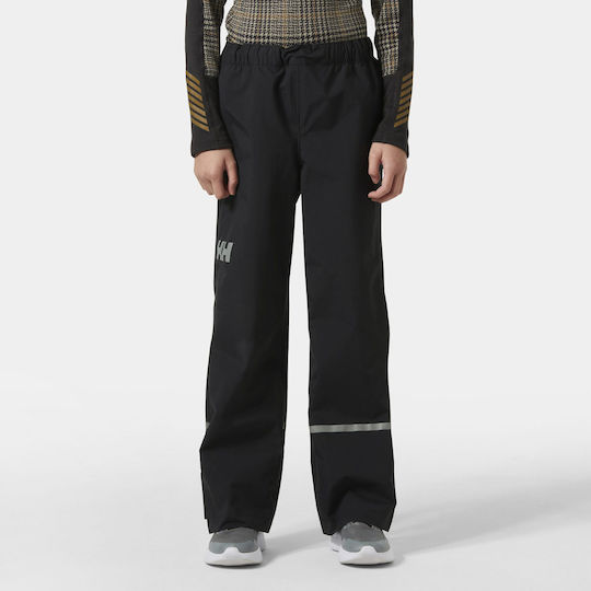 Helly Hansen Pantaloni de Navigație pentru Juniori Shelter Helly Tech Negri