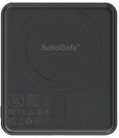 BMX SolidSafe Duo MagSafe Qi2 Външна батерия 10000 mAh 15 W с USB-C порт Черна