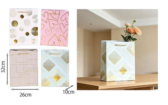 Papiertüte als Geschenkverpackung 26 x 10 x 32 cm (Verschiedene Farben)