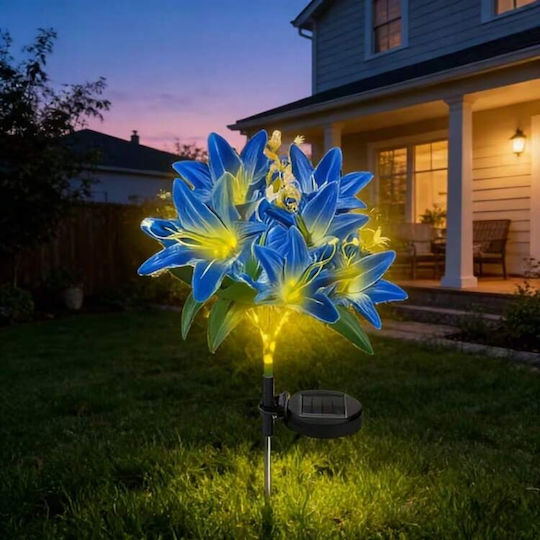 Garden LED Spiked Solar Light with Blue Light