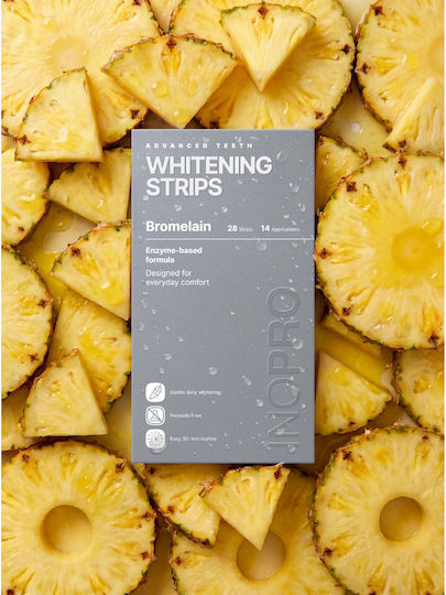 Teeth Whitening Strips, ADVANCED Peroxide-Free, 14 Treatments - 28 Pieces