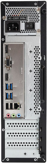 T5 SFF Desktop PC (i3-10100/8GB DDR4/256GB SSD/W11 Pro) και Οθόνη  SE40IF 23.8"