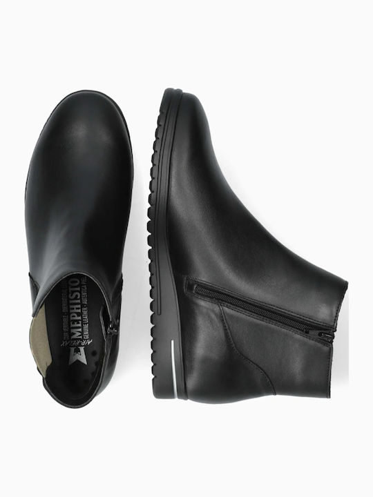 Ghete de Damă din Piele până la Gleznă Black