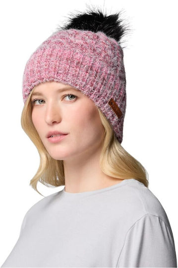 Winter Blur II Beanie Women's Fleece Knitted Beanie in Pink