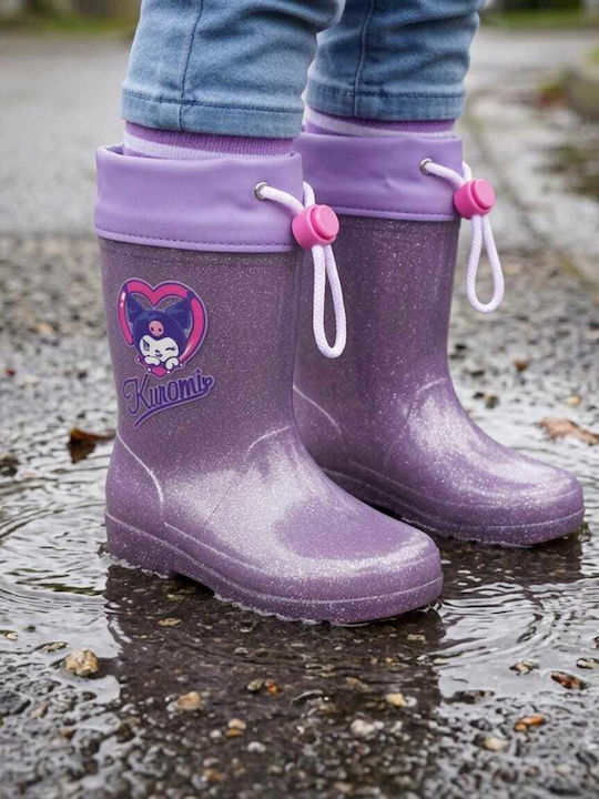 Kinder Gummistiefel Kuromi Lila