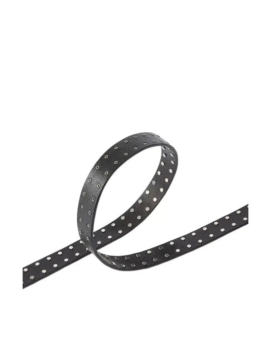 Δερμάτινη Γυναικεία Ζώνη Μαύρη