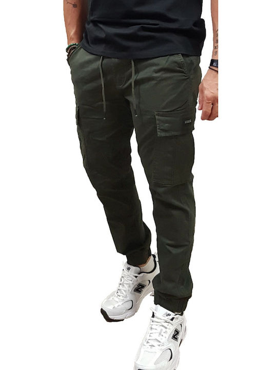 Rebase Herren-Cargohose Autumn Green