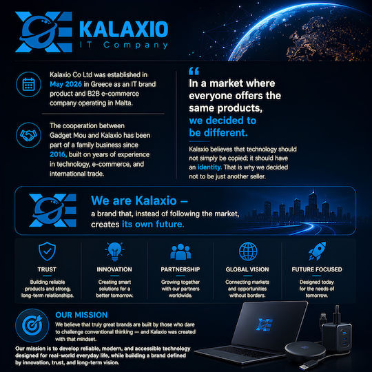 Kalaxio MI03 Ραδιοφωνάκι Επαναφορτιζόμενο Λευκό