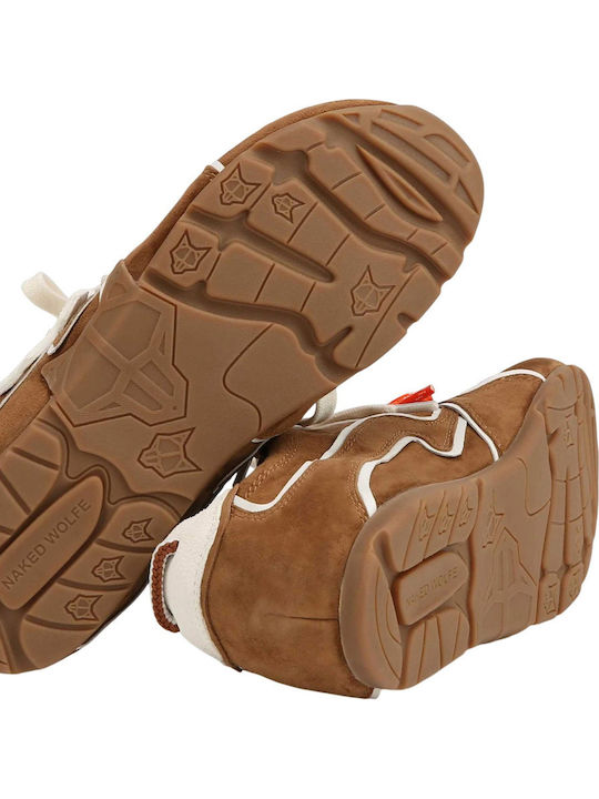 Women's Sneakers Tan / Wht / Sued Camel
