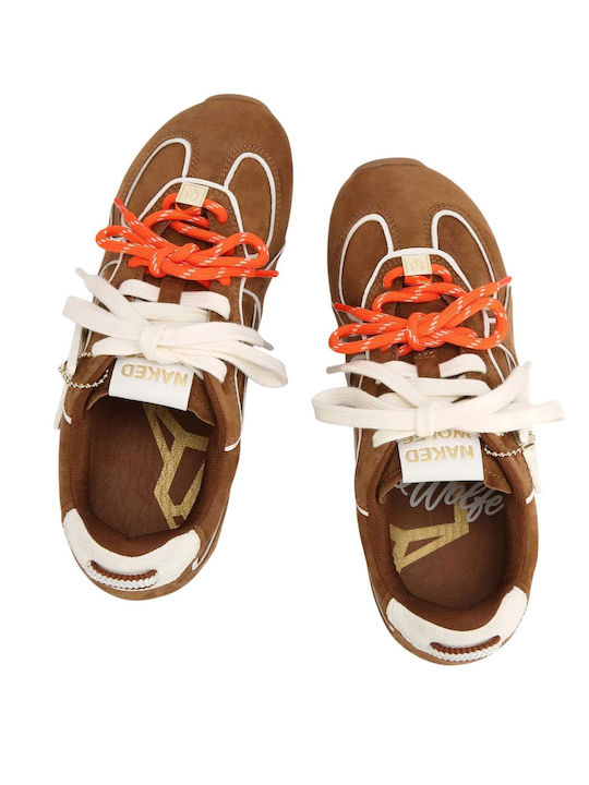 Women's Sneakers Tan / Wht / Sued Camel