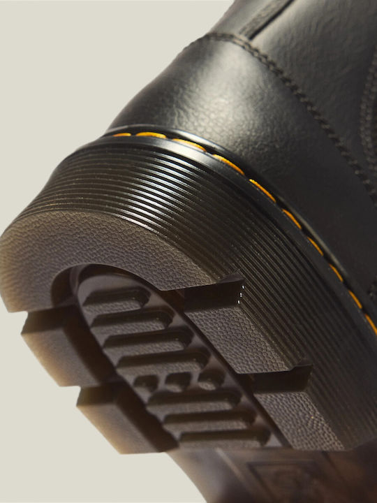 Black Leather Men's Casual Shoes