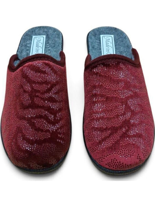 Women's Winter Slippers Burgundy