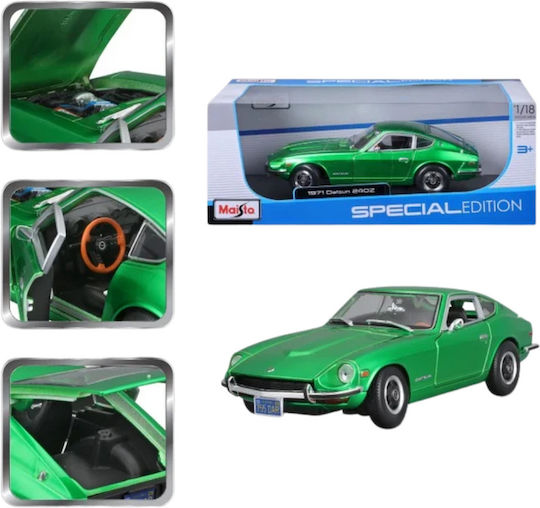 Miniatură Maisto Sp Ed Datsun 240z 1971 Verde 1/18 48/31170gn