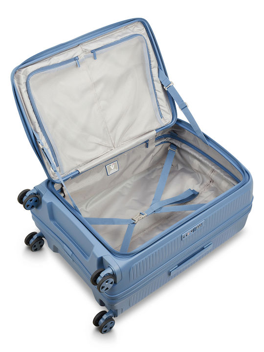 Roncato Medium Hard Black Travel Suitcase 67 cm High