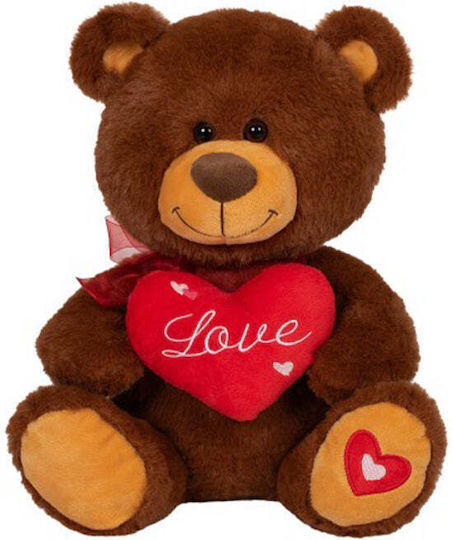 Fun World Valentine's Day Teddy Bear Plush Toy 30 cm