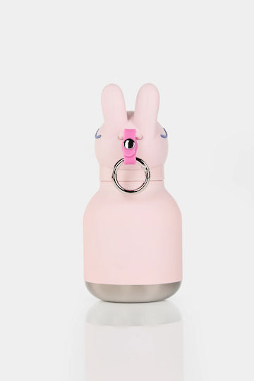 Asobu Stainless Steel Kids Water Bottle Pink 200ml