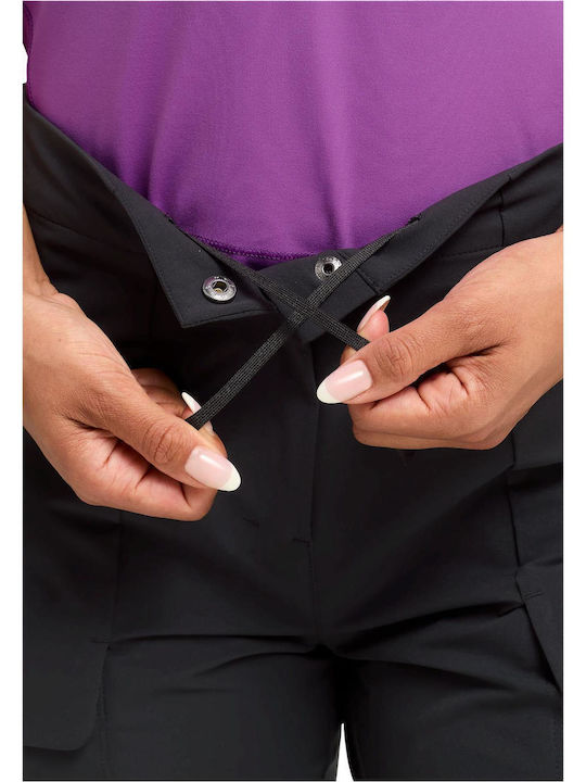 Jack Wolfskin Pantaloni Lungi de Drumeție pentru Femei, Negri