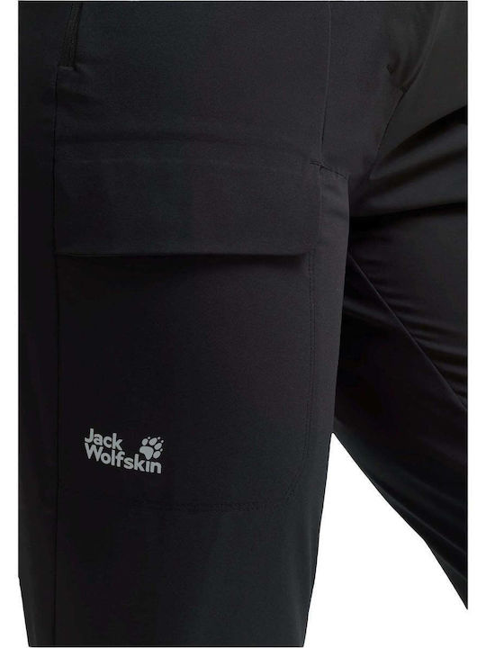 Jack Wolfskin Pantaloni Lungi de Drumeție pentru Femei, Negri