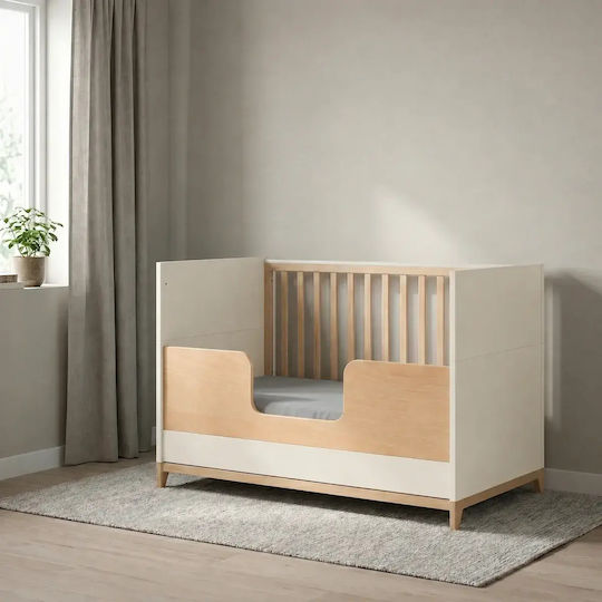 Casababy Zoom Crib Beige with Mattress