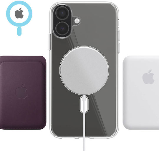Zanaé Magsafe калъф за iPhone 17 Essential Design с подсилени ъгли, прозрачен