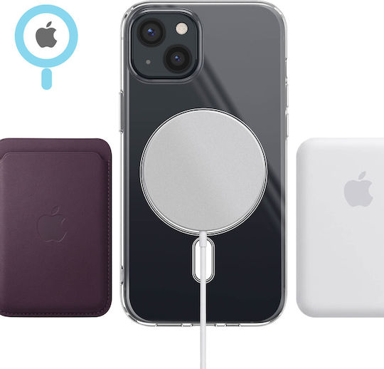 Zanaé Калъф за iPhone 13 с MagSafe, Essential Design, Подсилени Ъгли, Прозрачен