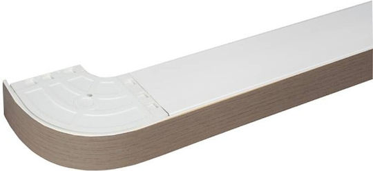 Rodeco Masca pentru galerie de perdea Dortmund 320 cm din Plastic