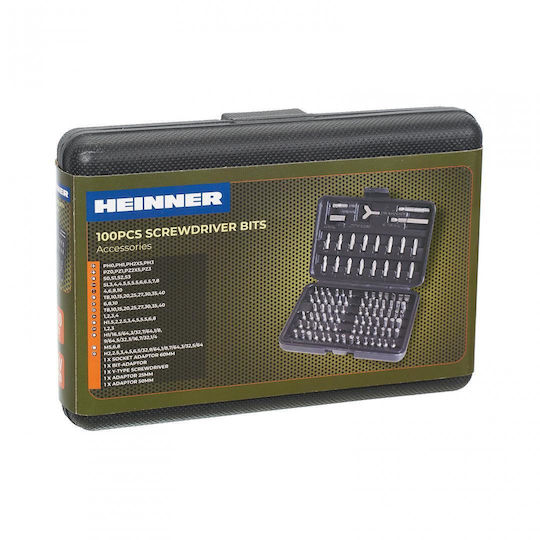 Heinner 100-piece Cr-v Bit Set Ctsm012